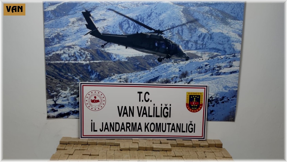 Van'da 102 kilo 500 gram eroin ele geçirildi