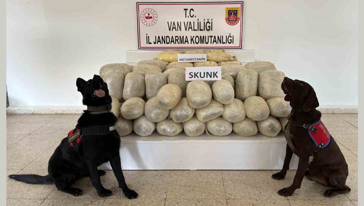 Van'da 106 kilo uyuşturucu ele geçirildi