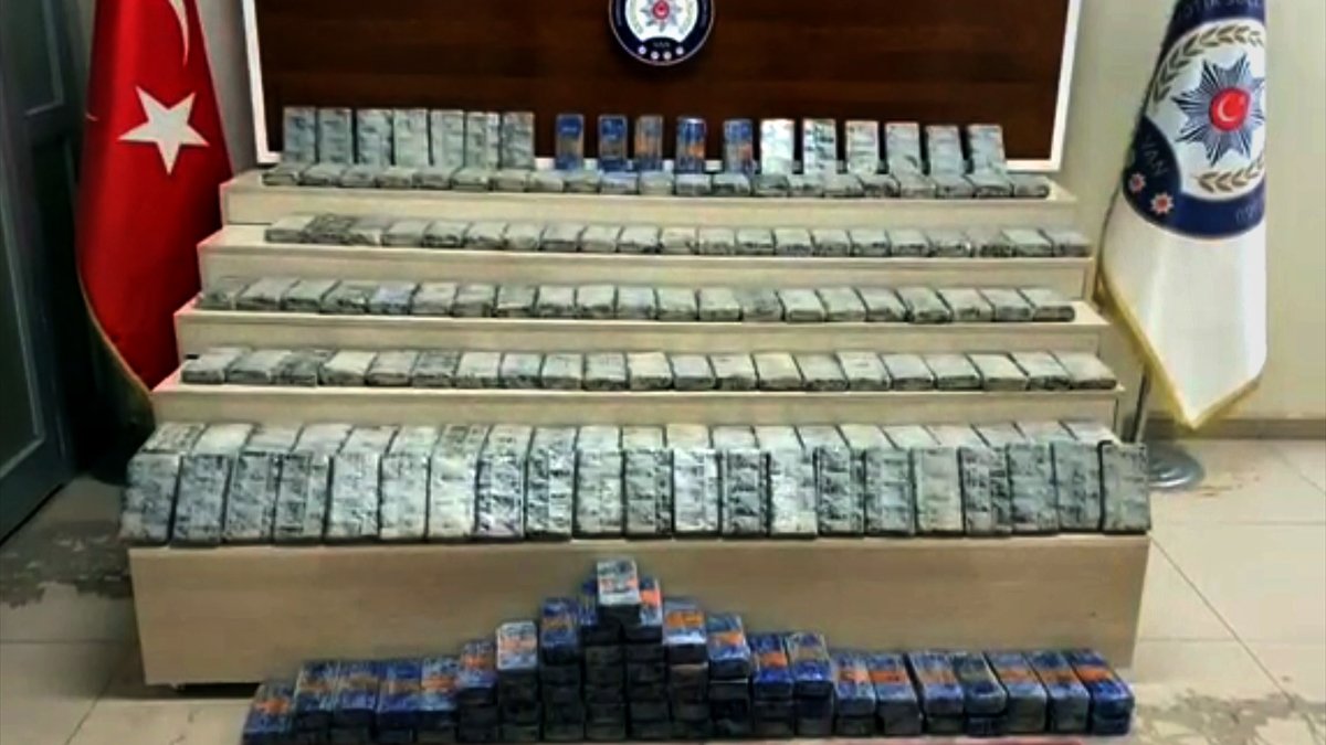 Van'da 107 kilo 950 gram eroin ele geçirildi