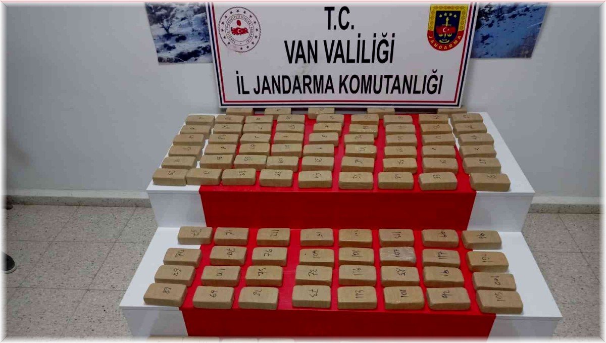Van'da 123 kilo eroin ele geçirildi