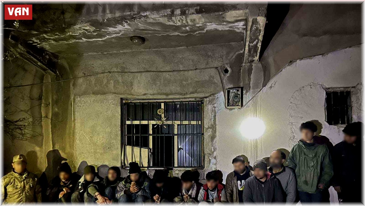 Van'da 13 Afganistan uyruklu düzensiz göçmen yakalandı