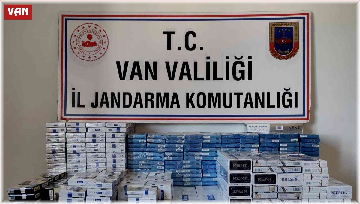 Van'da 15 bin 128 paket kaçak sigara ele geçirildi