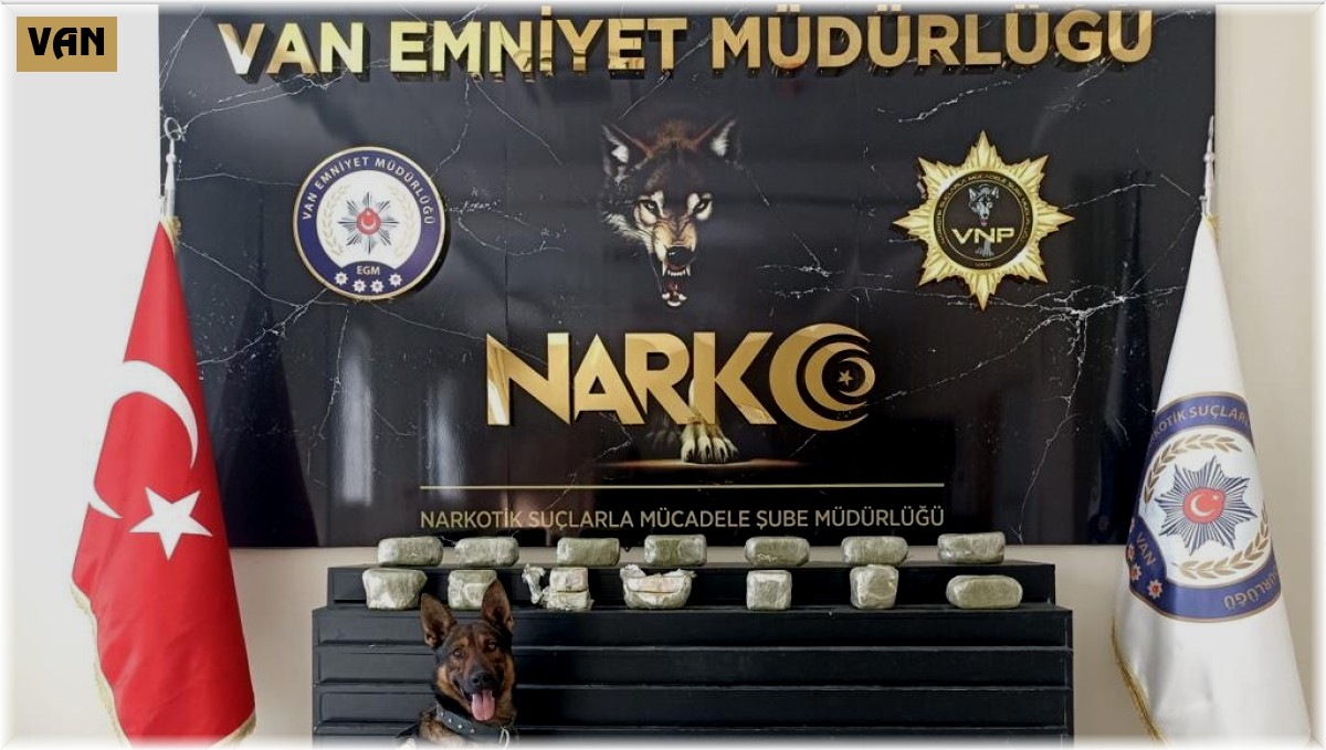 Van'da 15 kilo 150 gram eroin ele geçirildi