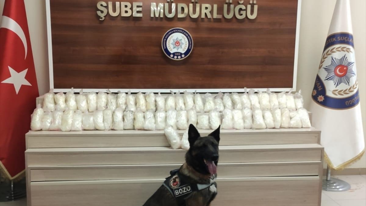 Van'da 15 kilo 370 gram sentetik uyuşturucu ele geçirildi