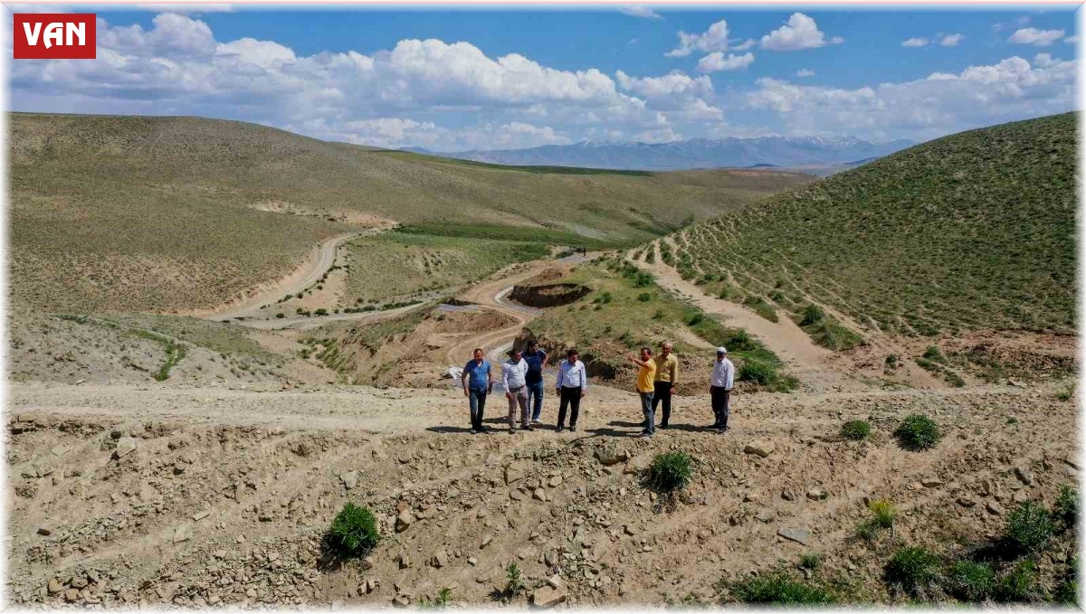 Van'da 150 hektarlık alan suya kavuşturuldu