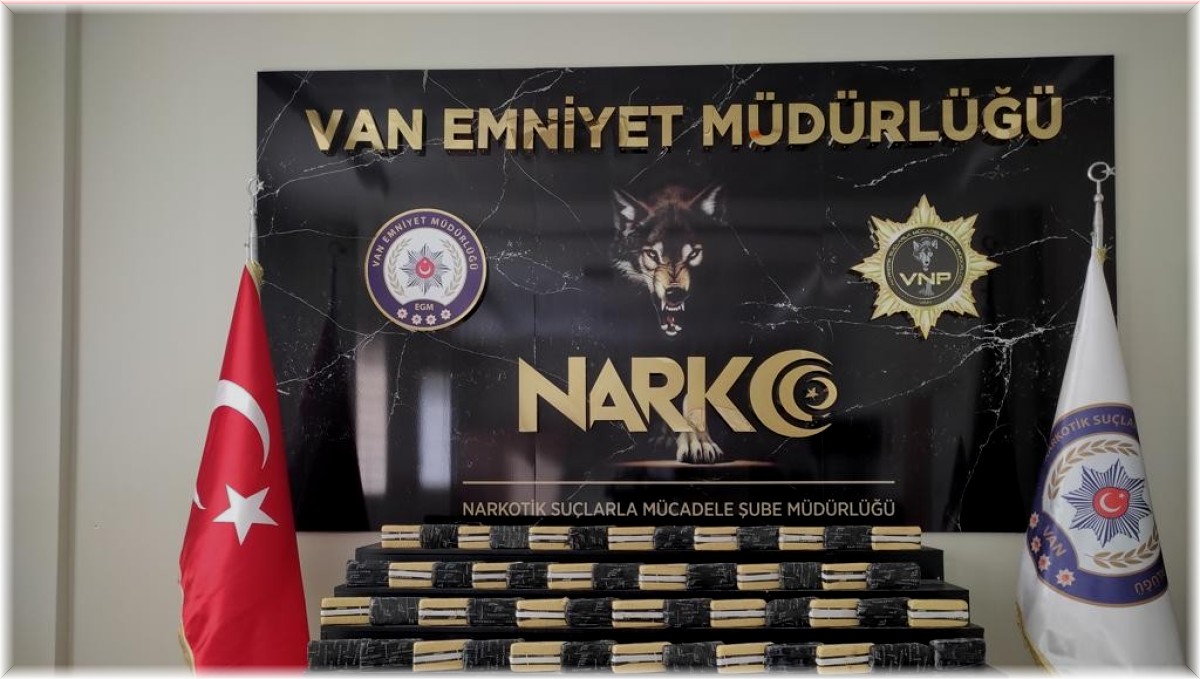 Van'da 158 kilo uyuşturucu ele geçirildi