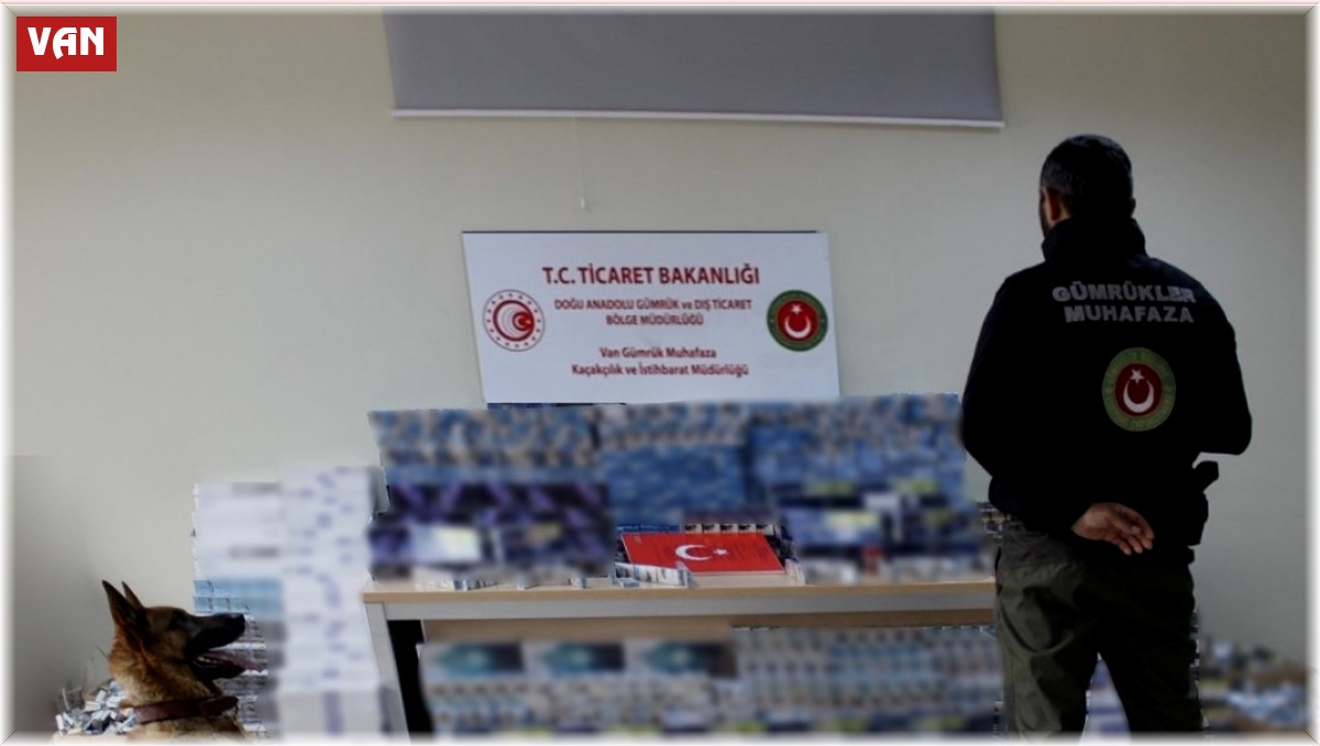 Van'da 17 bin 580 paket kaçak sigara ele geçirildi