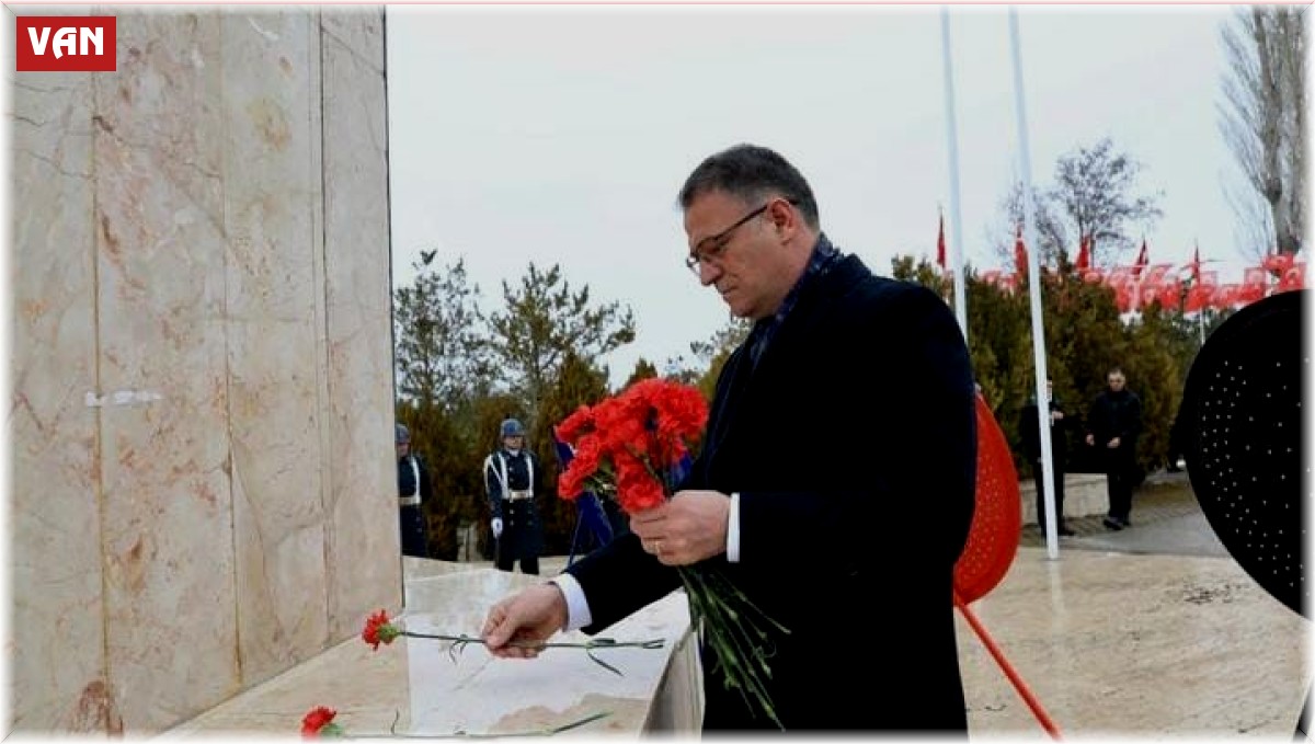 Van'da 18 Mart Şehitleri Anma Günü ve Çanakkale Zaferi'nin yıl dönümü