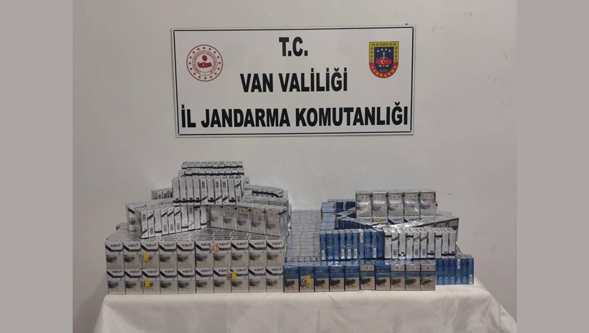 Van'da 2 bin 192 paket kaçak sigara ele geçirildi