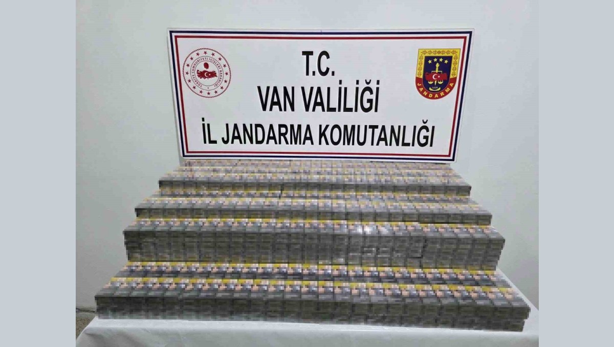 Van'da 2 bin 470 paket kaçak sigara ele geçirildi