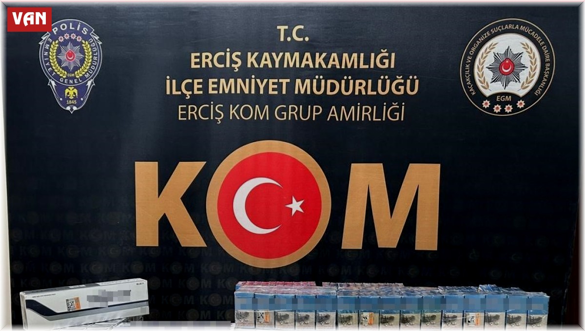 Van'da 2 bin 930 paket kaçak sigara ele geçirildi