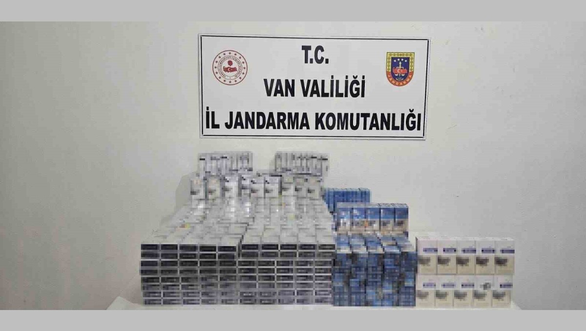 Van'da 2 bin paket kaçak sigara ele geçirildi