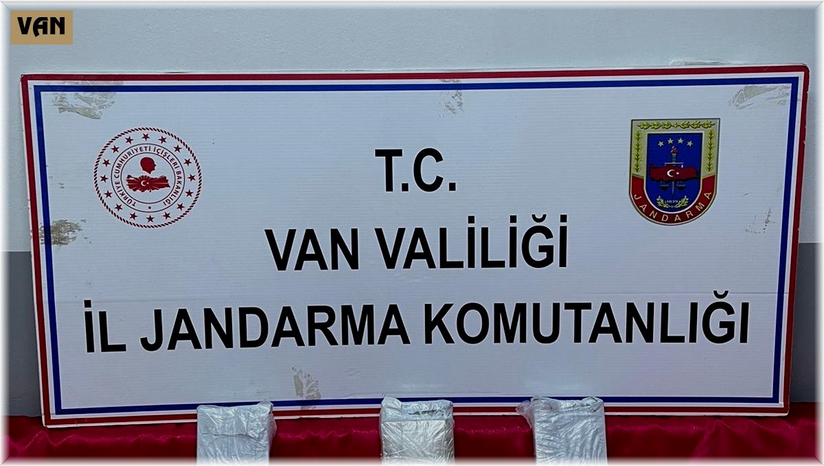 Van'da 2 kilo 100 gram eroin ele geçirildi