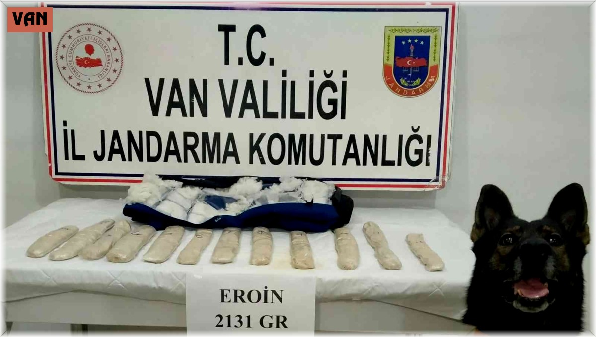 Van'da 2 kilo 131 gram eroin ele geçirildi