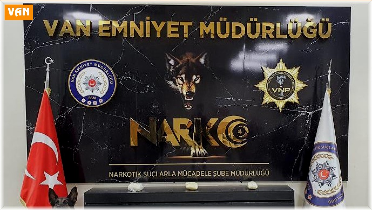Van'da 2 kilo 934 gram metamfetamin ele geçirildi