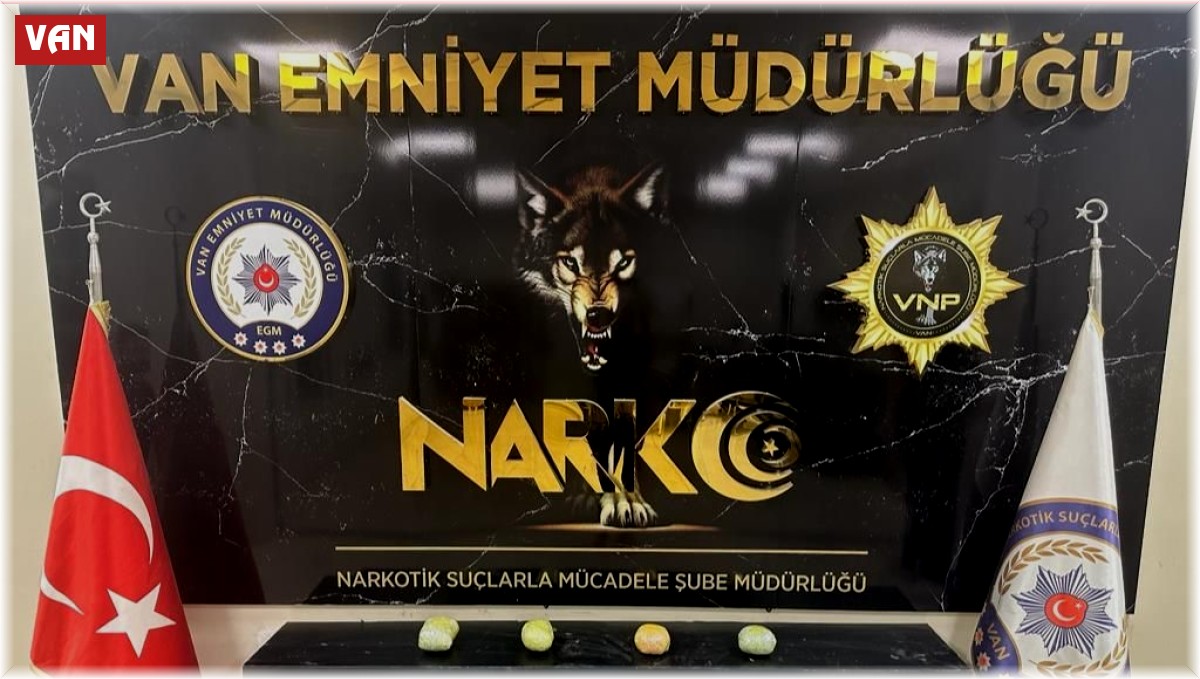 Van'da 20 bin adet extacy hap ele geçirildi