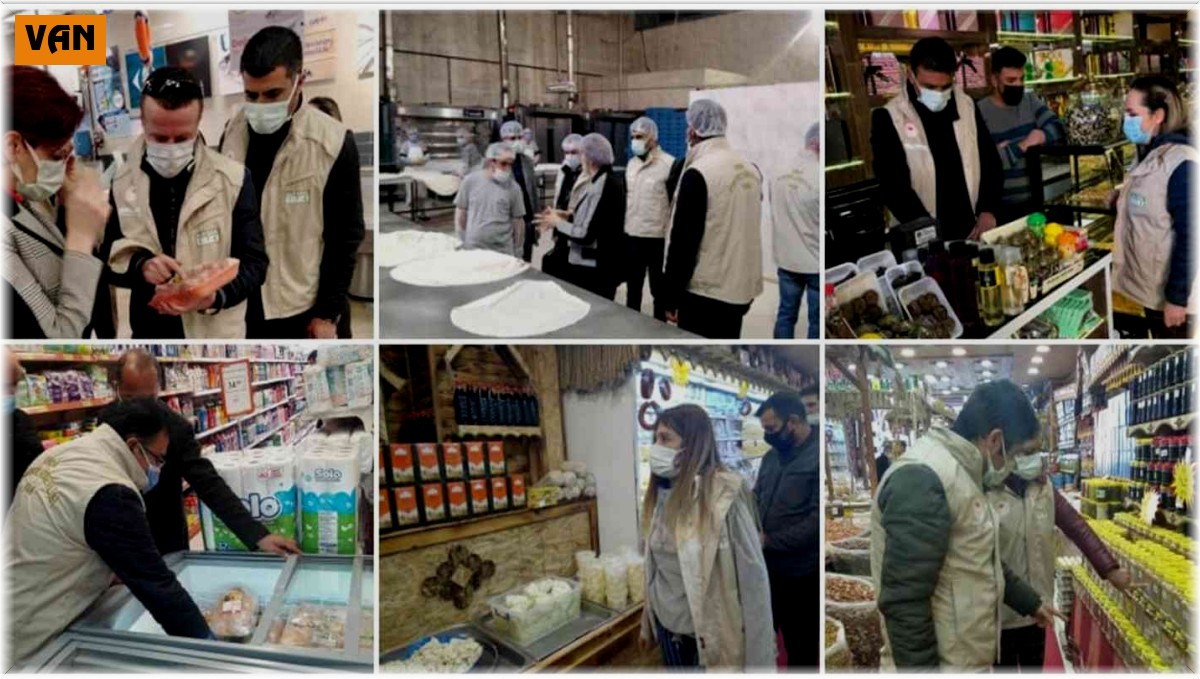 Van'da 2021 yılında gıda işletmelerine 12 bin 752 denetim yapıldı