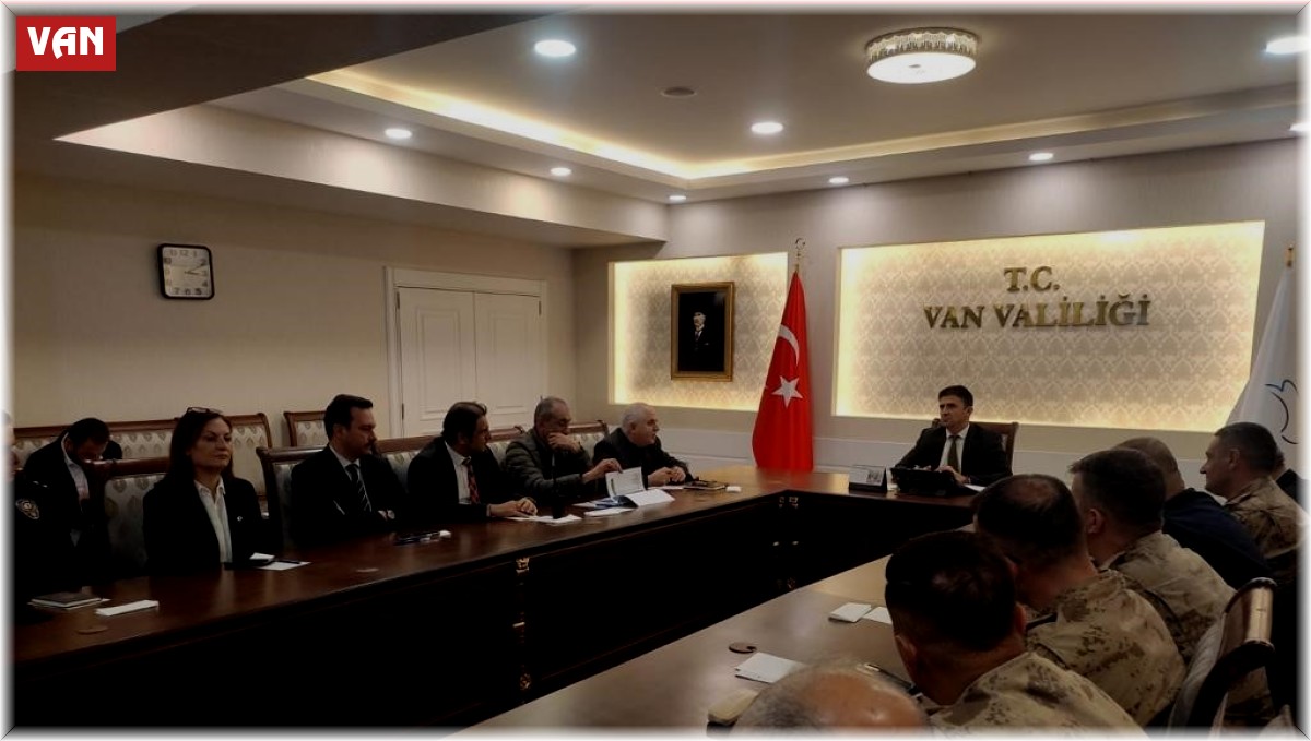 Van'da 2023 yılı "İnci Kefali Av Yasağı Komisyon Toplantısı" yapıldı