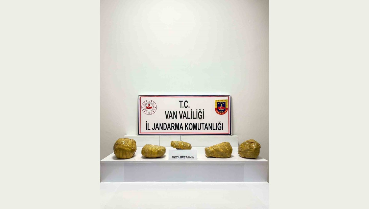 Van'da 21 kilo metamfetamin ele geçirildi