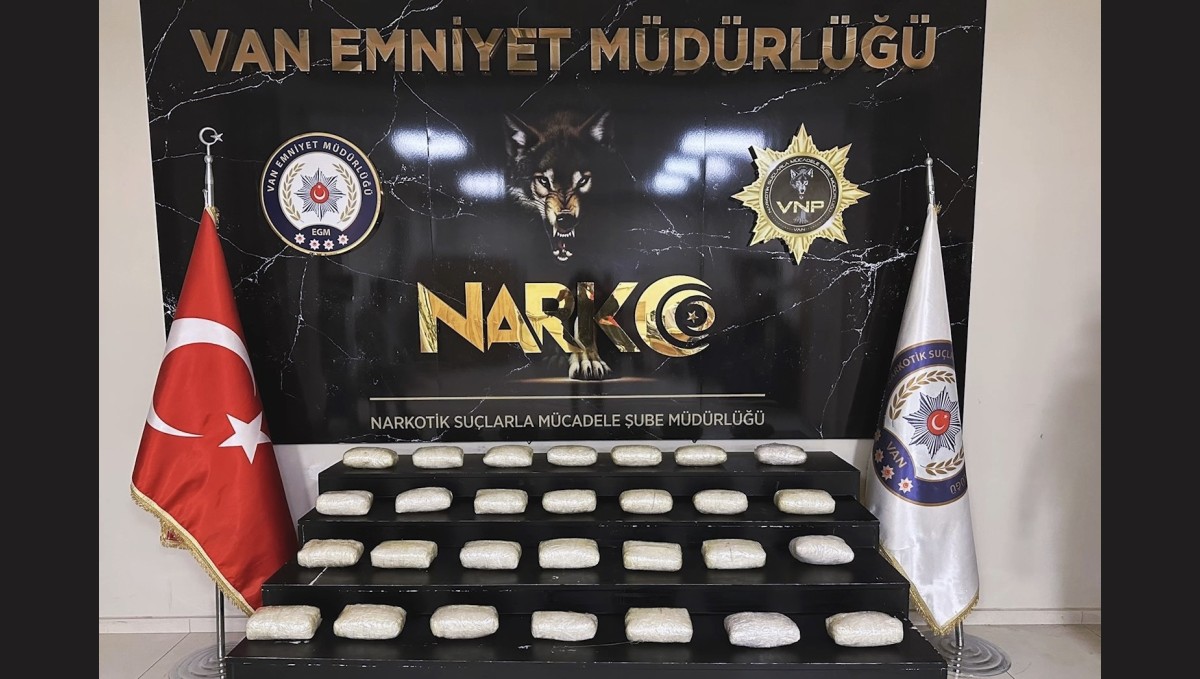 Van'da 28 kilo 640 gram metamfetamin ele geçirildi