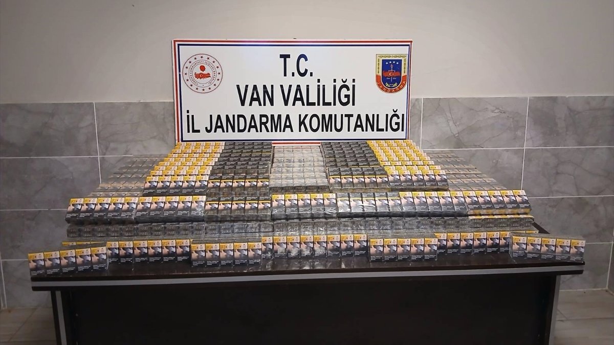 Van'da 3 bin 300 paket gümrük kaçağı sigara ele geçirildi