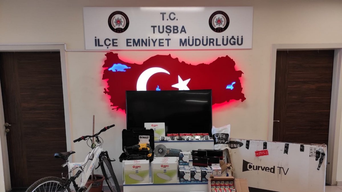 Van'da 30 bin TL değerindeki 161 adet çalınan malzeme ele geçirildi