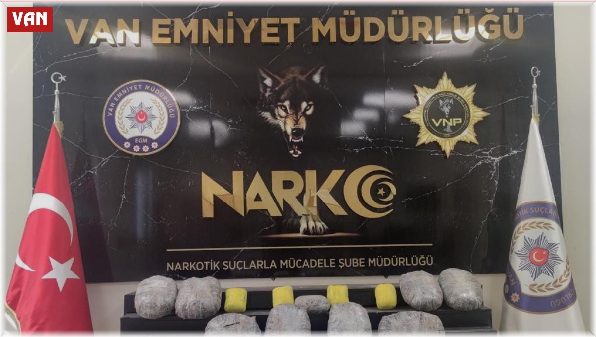 Van'da 30 kilogram uyuşturucu ele geçirildi