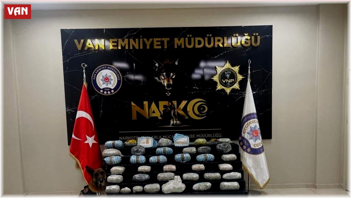 Van'da 31 kilo 770 gram uyuşturucu ele geçildi