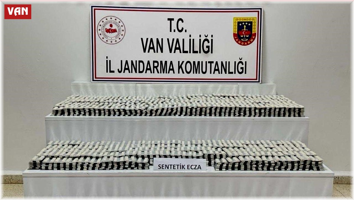 Van'da 32 bin 764 adet sentetik ecza ele geçirildi