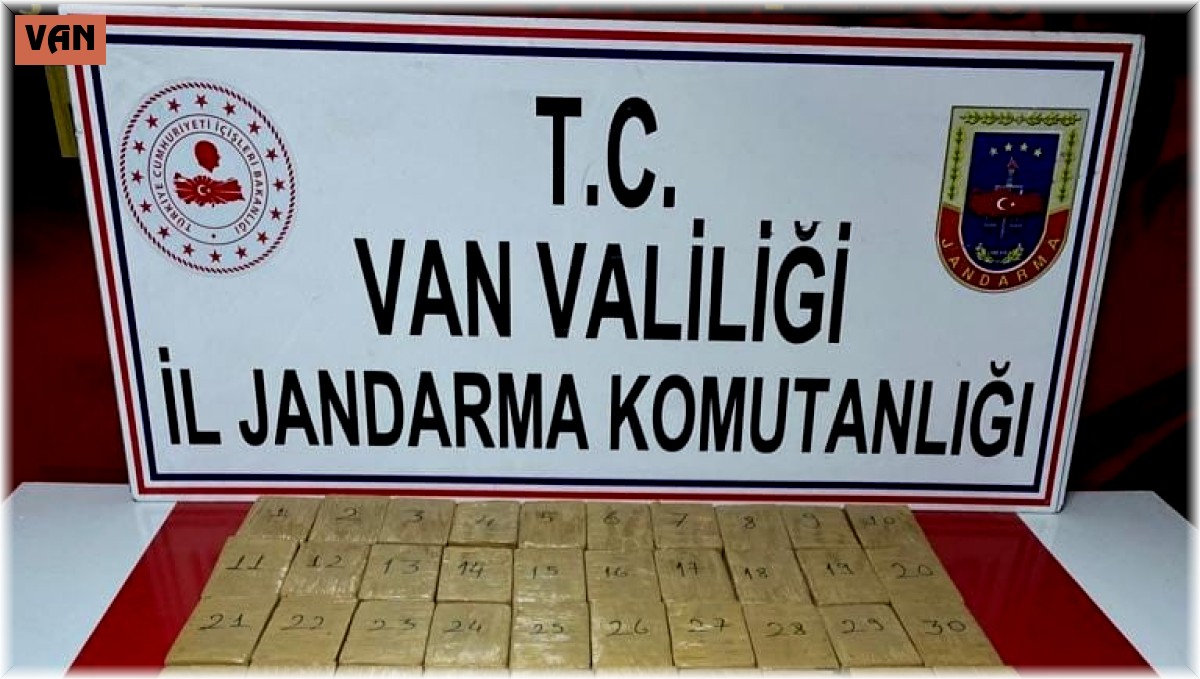 Van'da 35 kilo 824 gram eroin ele geçirildi