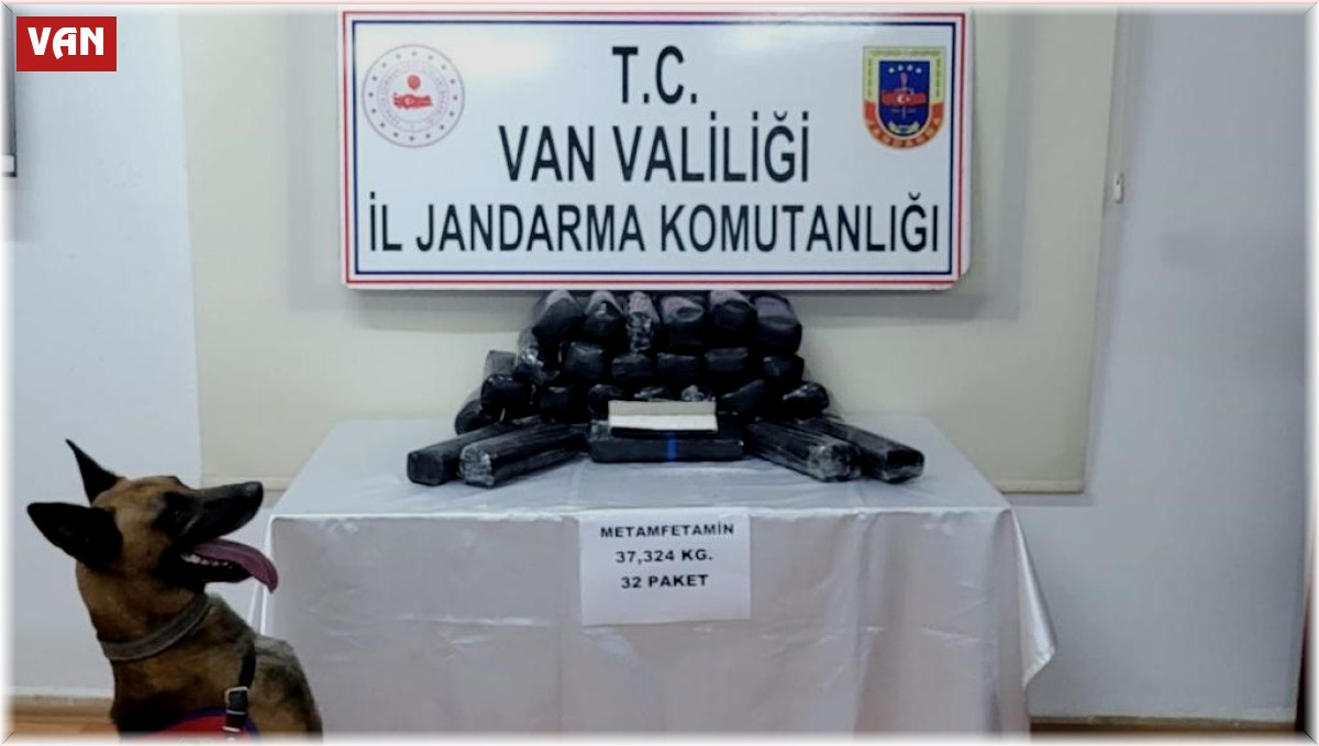Van'da 37 kilo metamfetamin ele geçirildi