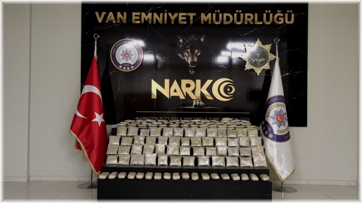 Van'da 40 kilo 40 gram eroin ele geçirildi