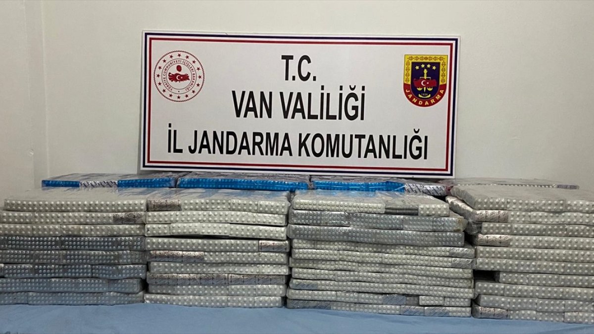 Van'da 409 bin 100 kaçak ilaç ele geçirildi