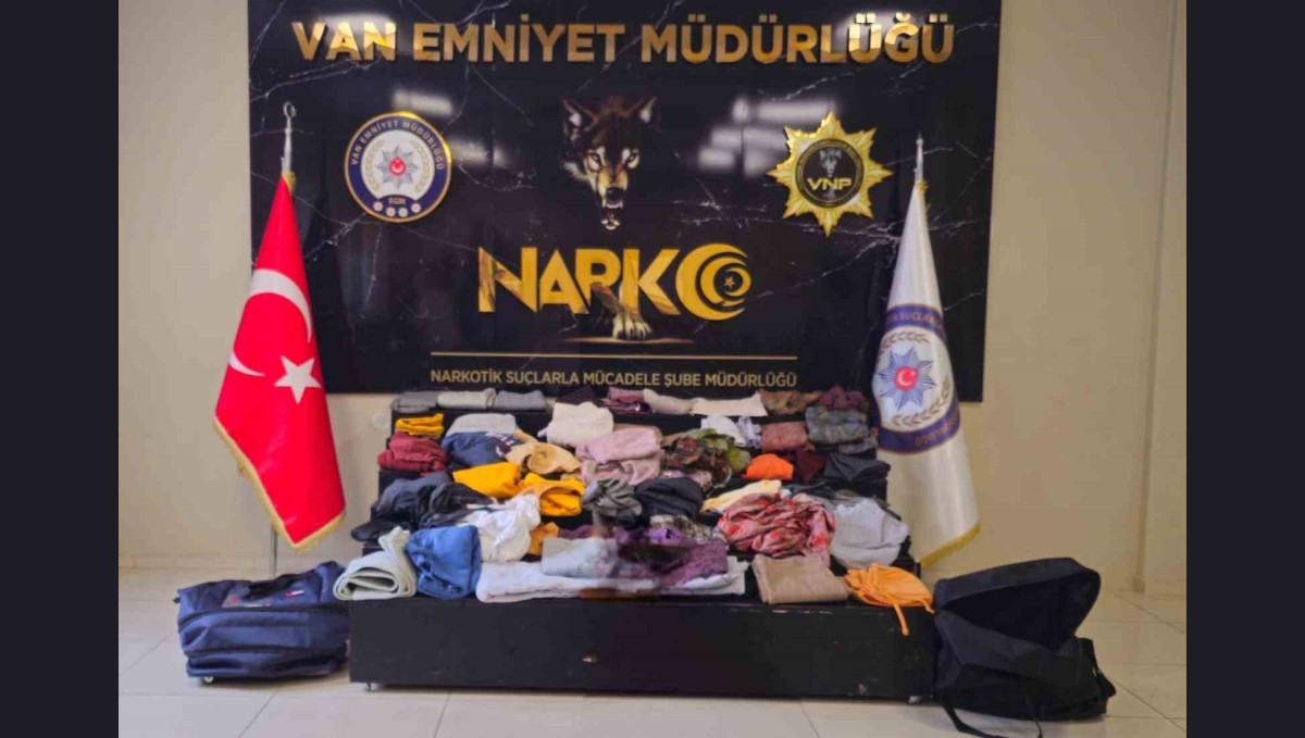 Van'da 48 kilo uyuşturucu ele geçirildi