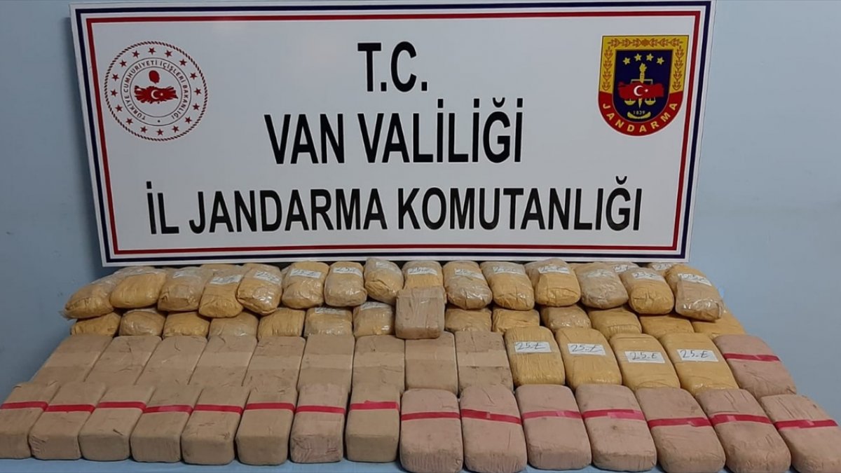 Van'da 48 kilogram eroin ele geçirildi