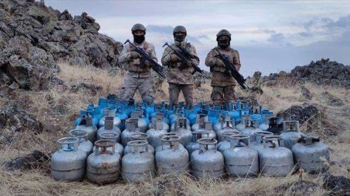 Van'da 50 mutfak tüpü ele geçirildi