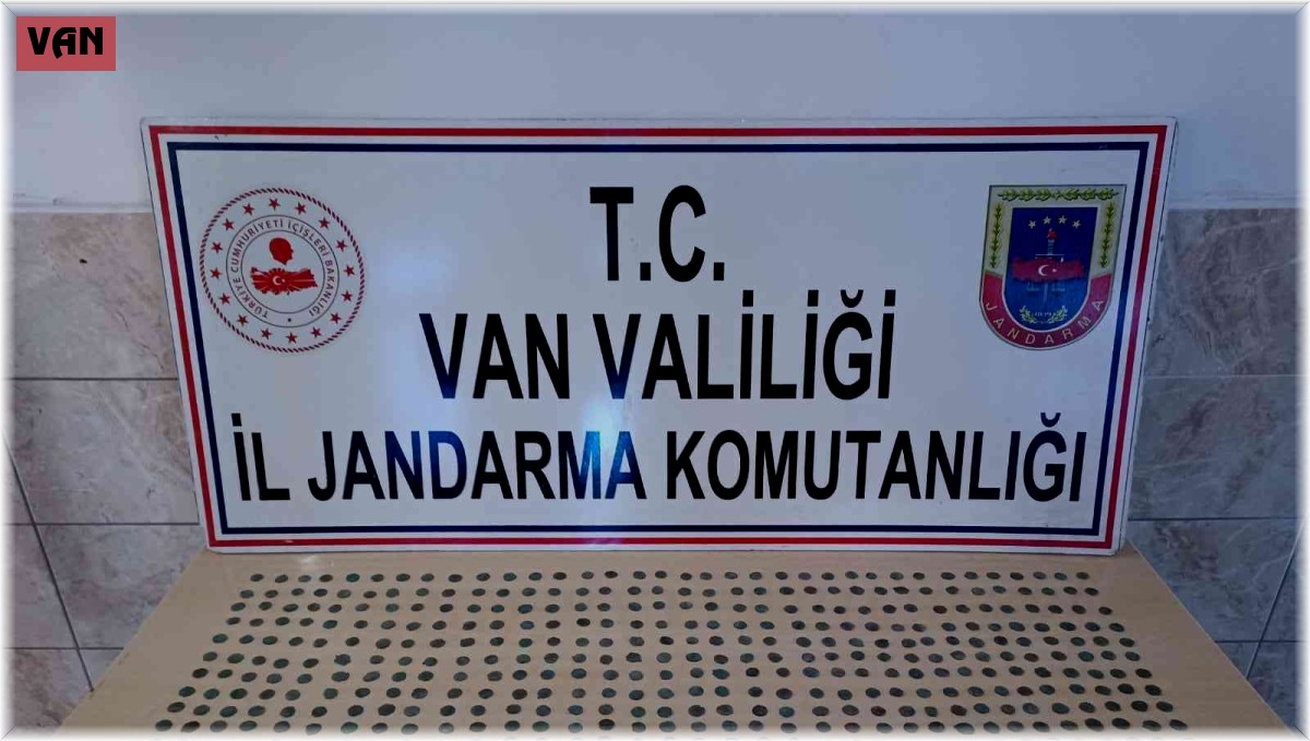Van'da 518 adet tarihi sikke ele geçirildi