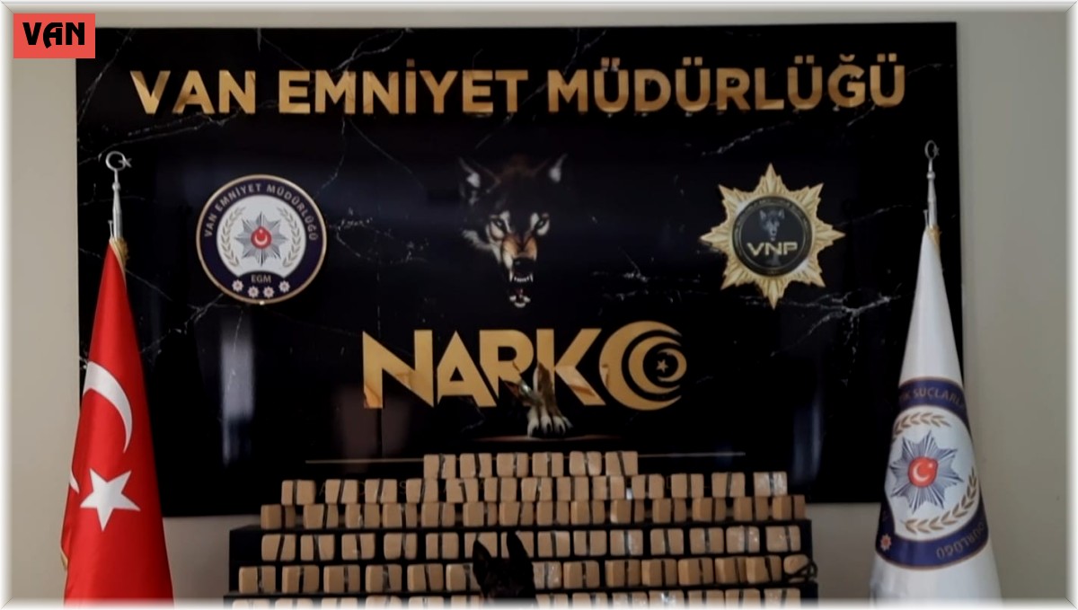 Van'da 53 kilo 851 gram eroin ele geçirildi
