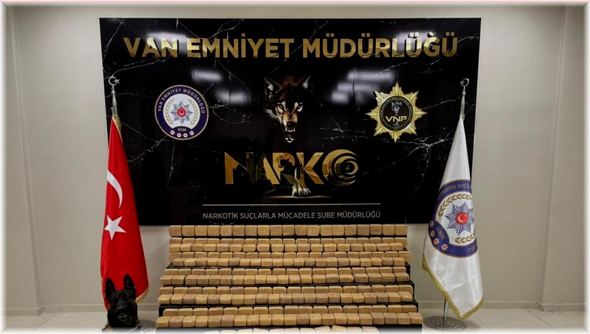 Van'da 557 kilo 350 gram eroin ele geçirildi
