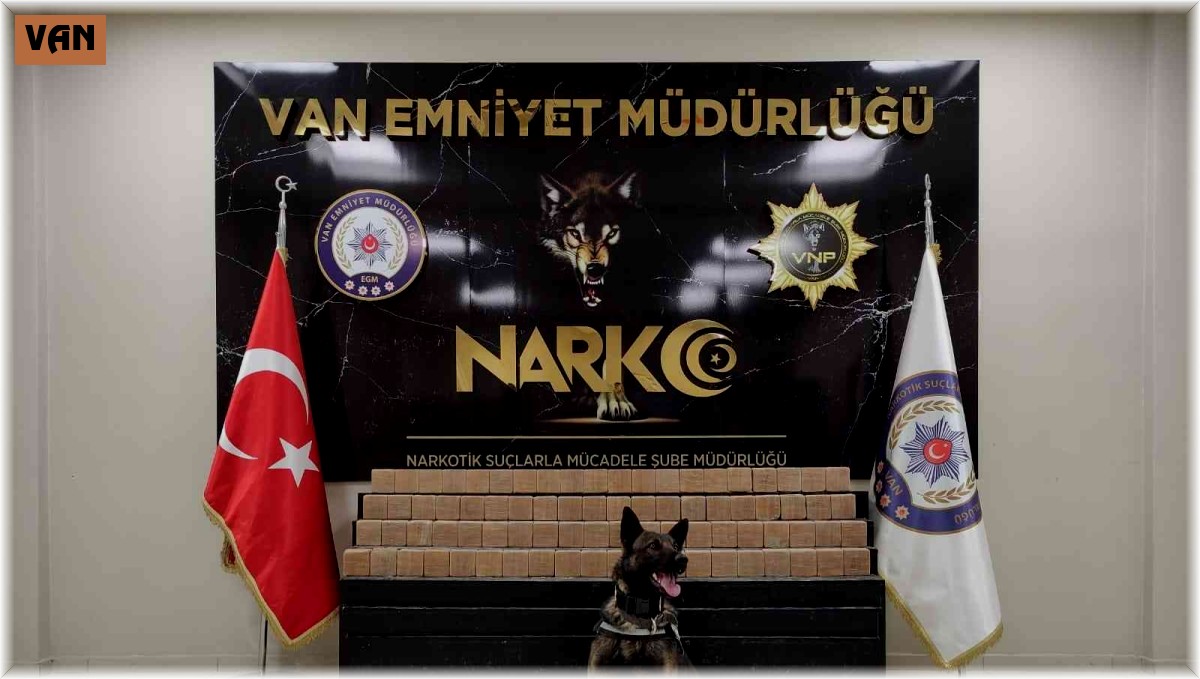 Van'da 57 kilo uyuşturucu ele geçirildi