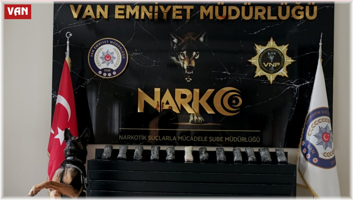 Van'da 6 kilo 500 gram metamfetamin ele geçirildi