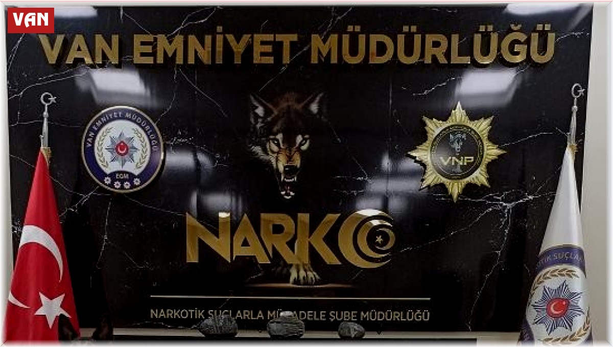 Van'da 6 kilo 614 gram metamfetamin ele geçirildi