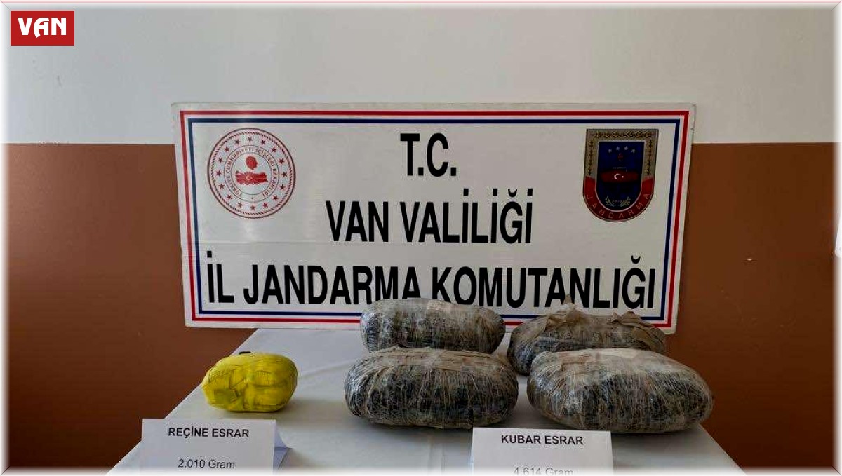 Van'da 6 kilo uyuşturucu ele geçirildi
