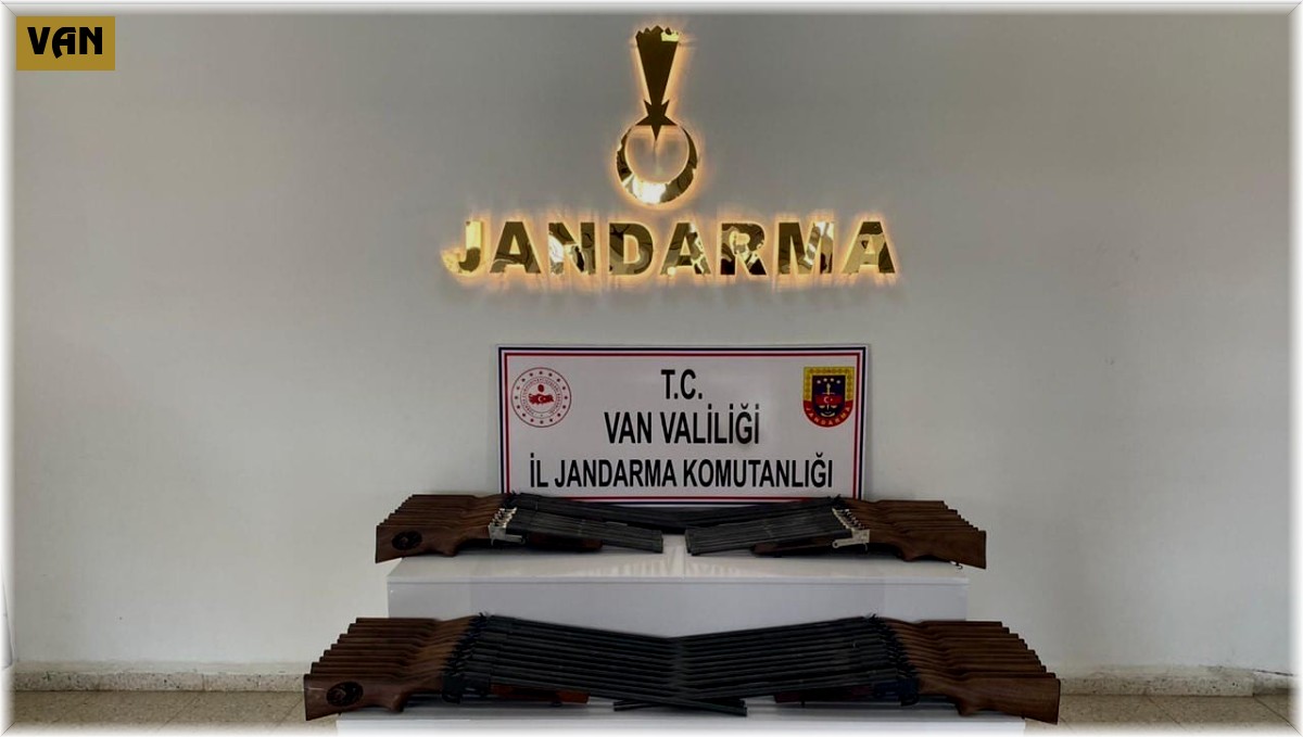 Van'da 60 adet av tüfeği ele geçirildi