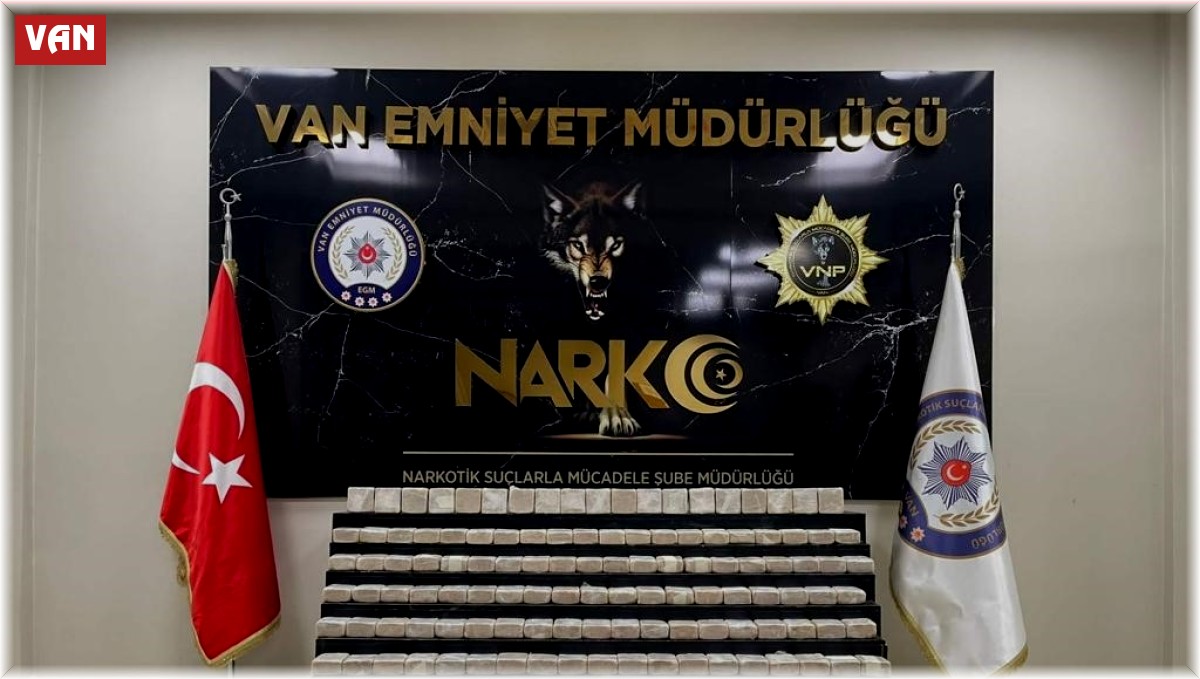 Van'da 60 kilogram eroin ele geçirildi