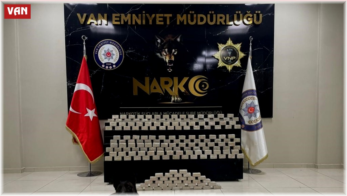 Van'da 78 kilo uyuşturucu ele geçirildi