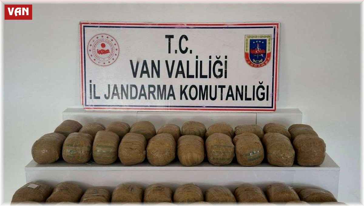 Van'da 80 kilo esrar ele geçirildi