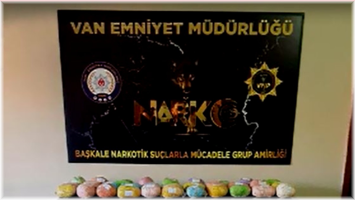 Van'da 83 kilo 737 gram eroin ele geçirildi