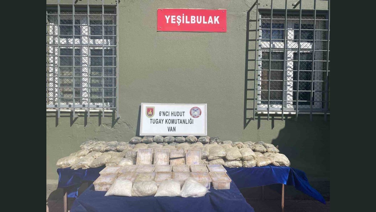 Van'da 91 kilo 558 gram uyuşturucu madde ele geçirildi
