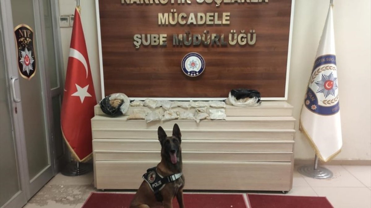 Van'da 9,5 kilogram eroin ele geçirildi